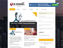 Tablet Screenshot of de-seguranca.com.br